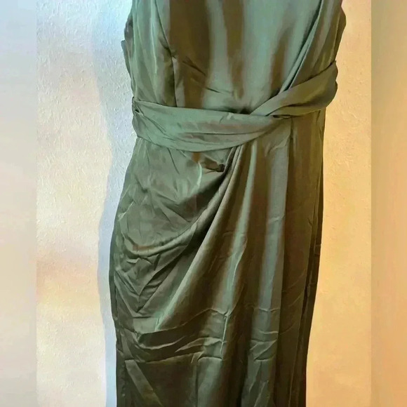 Dessy Collection One-Shoulder‎ Satin Gown - Picture 4 of 9